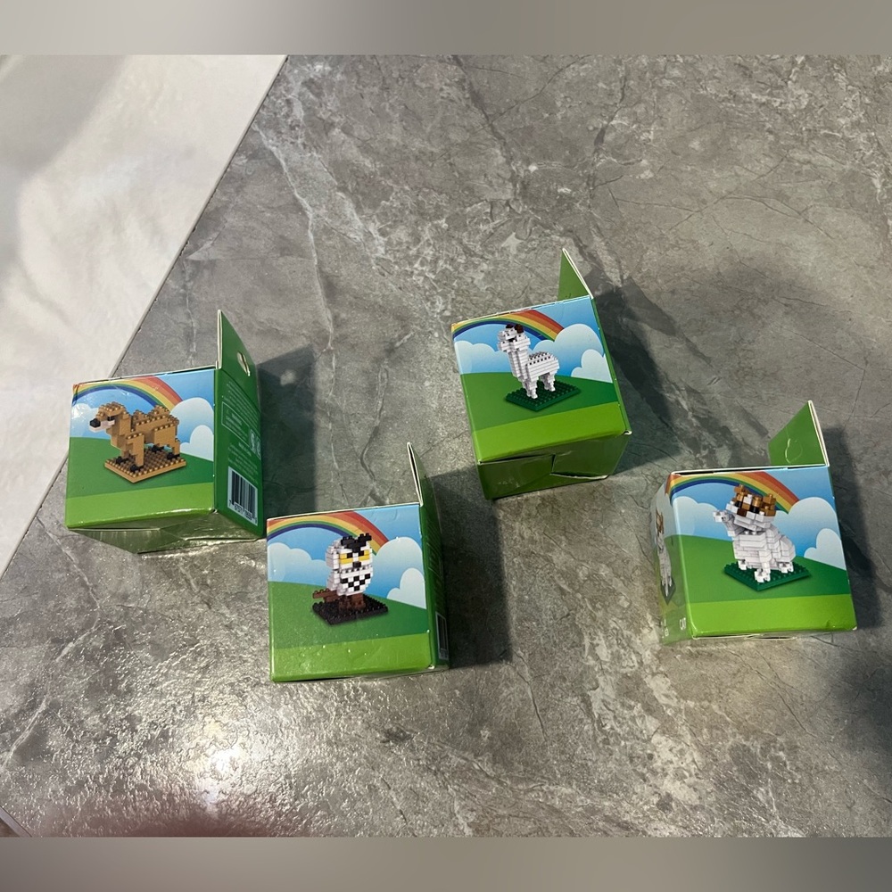 Fun Brix Mini Animal Building Bricks Set(4) - Picture 2 of 7